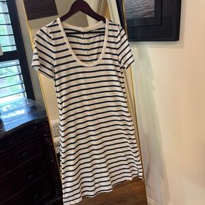 Faherty Stripe Dress Organic Cotton-Excellent Condition